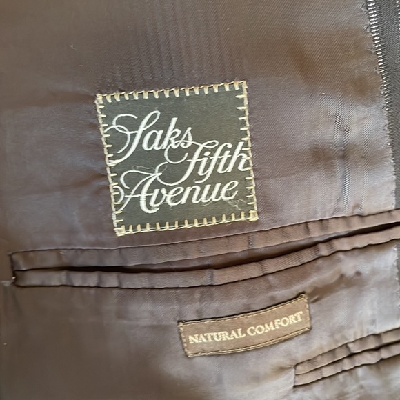 Canali Mens 42R Dark Blue Stripe - 100% Wool 2-button Suit Jacket Sport Coat - Picture 7 of 7